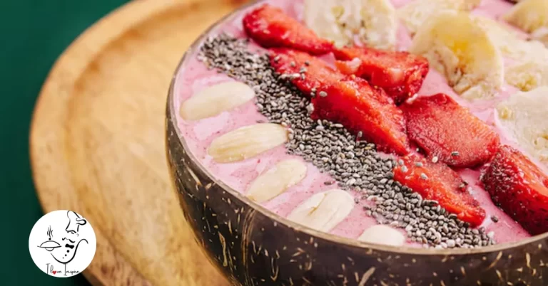 smoothie de morango com chia