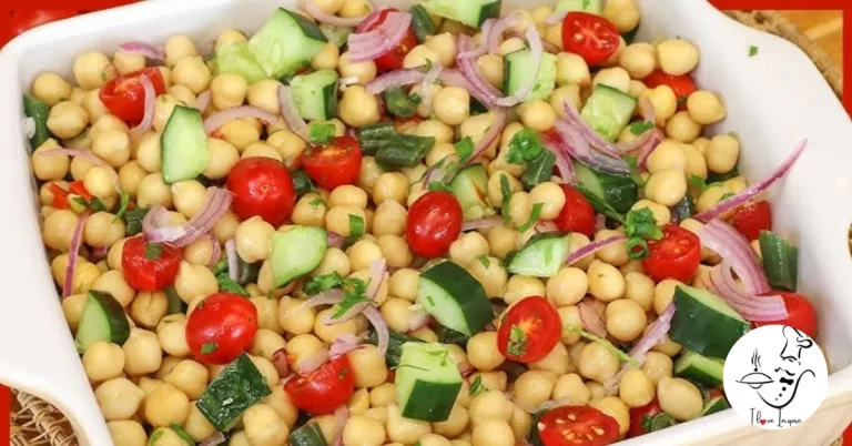 salada detox com grão-de-bico