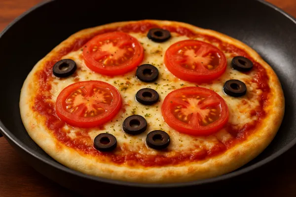 pizza de frigideira fácil