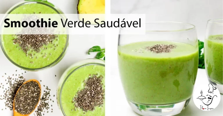 smoothie de maçã verde e espinafre