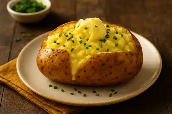 batata assada no micro-ondas