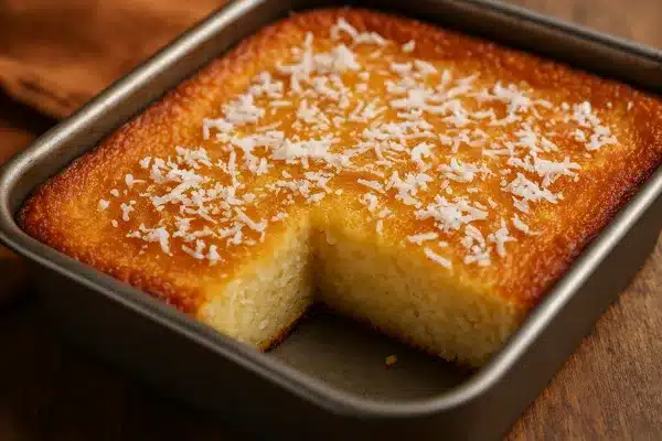 bolo de aipim com coco