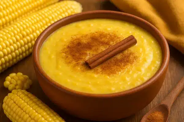 mingau de milho verde