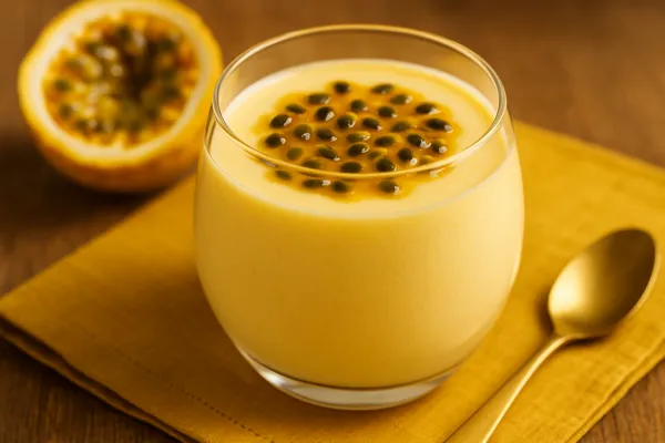 mousse de maracujá simples