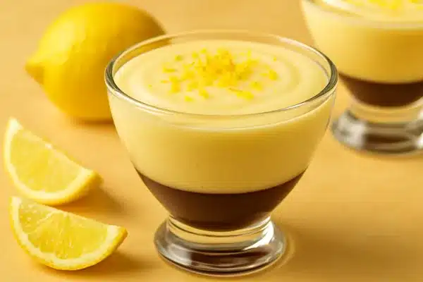 mousse trufado de limão