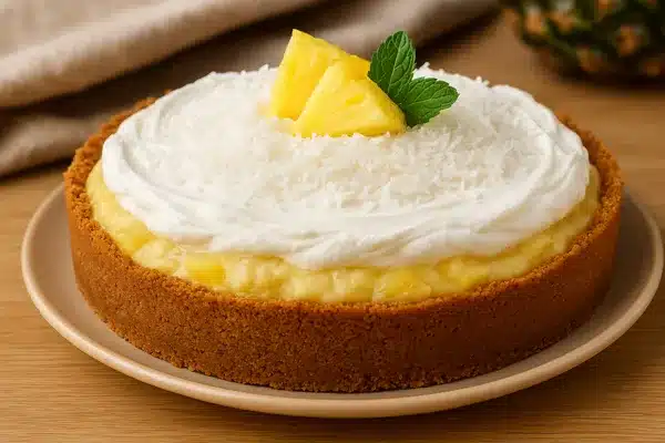 Torta de Abacaxi com Coco