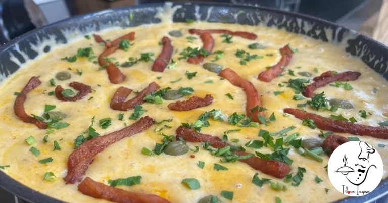 Tirinhas de carne ao creme de batata