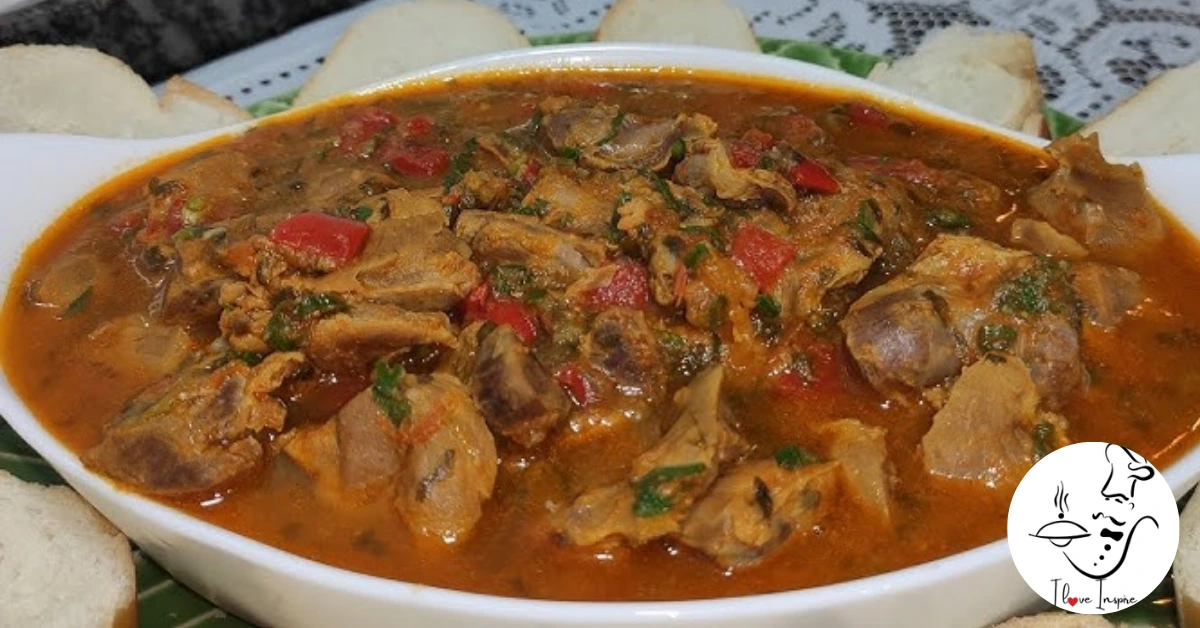 Moela de frango em molho de pimenta