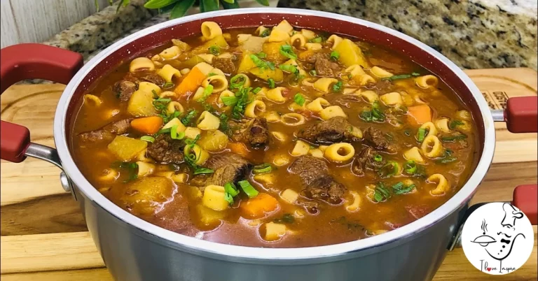 Sopa de legumes com carne