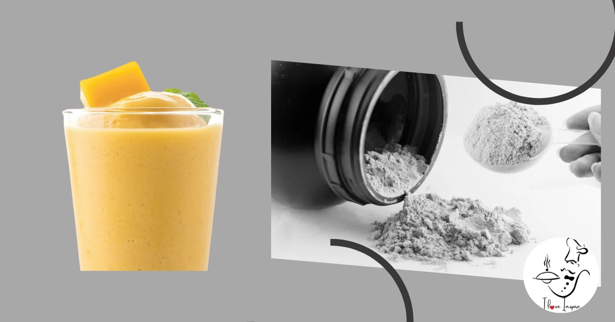 shake de manga com whey