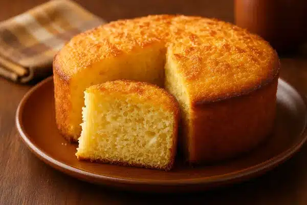 bolo de fubá com queijo