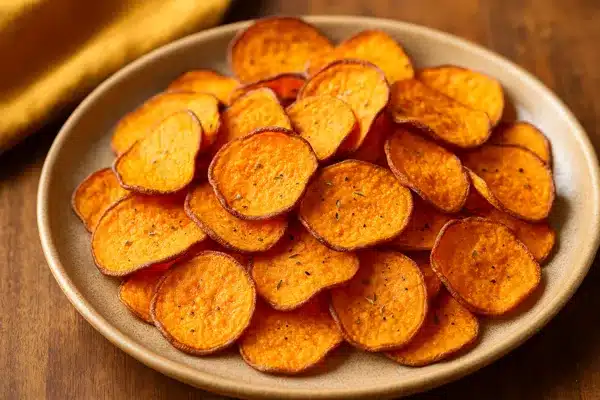 Chips de Batata Doce Fácil