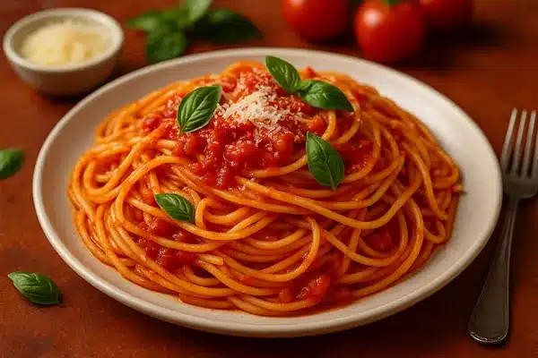 Espaguete ao Molho Napolitano