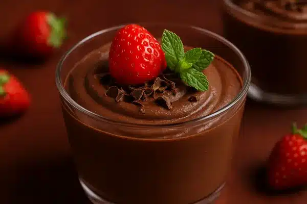 mousse de chocolate