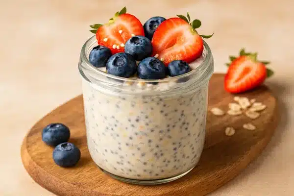 Overnight de aveia fácil