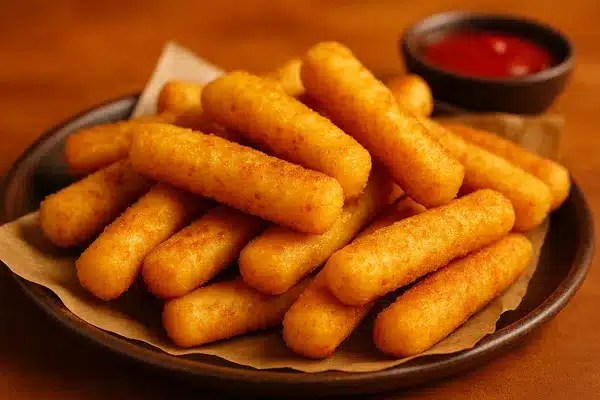 palitinho de batata com queijo