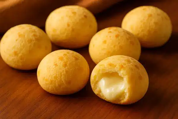 pão de queijo com catupiry