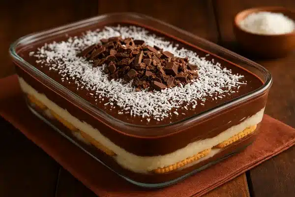 Pavê de Chocolate e Beijinho