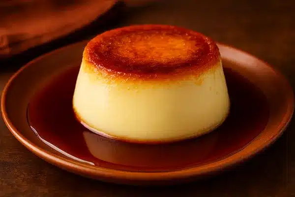 pudim de iogurte gratinado