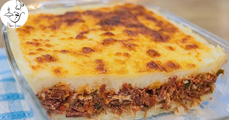 Escondidinho de Mandioca com Carne Seca