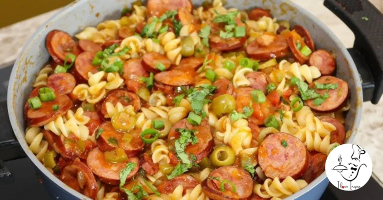 Macarrão com Linguiças