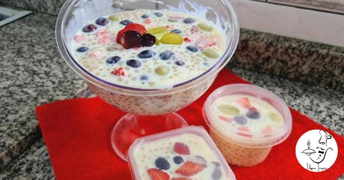 Sagu com Frutas